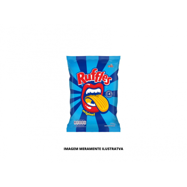 SALGADINHO - ELMA CHIPS - 115g RUFFLES SAL